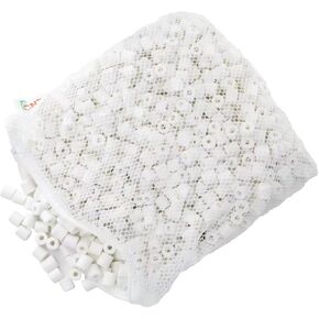 CNZ Premier Bulk Bio Ceramic Rings Filter Media for Aquarium Koi Fish Pond Reef Filter (10-lbs)