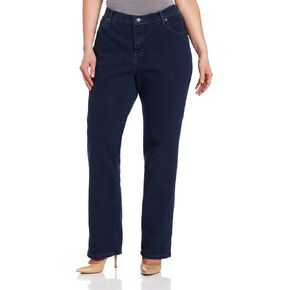Lee Women's Wrinkle Free Relaxed Fit Straight Leg Pant