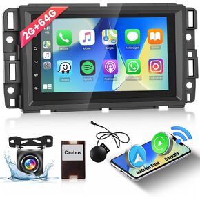 2+64GB Android 13 Car Stereo for Chevrolet Chevy Silverado GMC Sierra Buick Enclave Yukon Wireless Carplay & Android Auto,7 Inch Touch Screen Radio with GPS Navigation,WiFi, FM/RDS, Backup Camera in Saudi Arabia