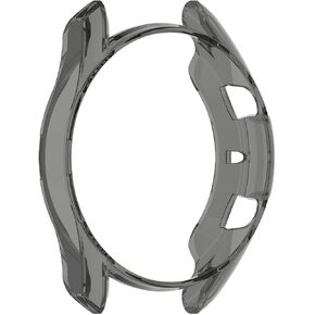 for Samsung Galaxy Watch 3 41MM TPU Transparent Protective Case Cover, Smartwatch Protective Case Cover Shell for Samsung Galaxy Watch 3 41MM, Soft and Durable(TPU Black)