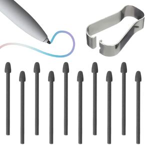 10 Pcs Pen Tips for Remarkable 2, Soft Pen Tips Replacement for Remarkable 2 Stylus Marker Plus Durable Pen Nibs with Tool