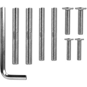 ChengFu Cat Scratching Post Replacement M10 Screws，M10 and M8 Screws for Cat Scratching Post with Allen Wrench 4PCS Threaded Bolt and 4PCS Screws, Not Include Cat Scratching Post