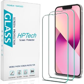HPTech (2 Pack Privacy Screen Protector Designed for iPhone 13 Mini 5.4-inch Anti-Spy Tempered Glass, Anti Scratch, Bubble Free