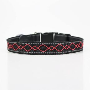 عالية الأداء سلامة الكلب ضوء قابلة للشحن قابل للتعديل الأحمر تألق LED تضيء أطواق الكلاب إبقاء الجراء آمنة ورؤية in Kuwait