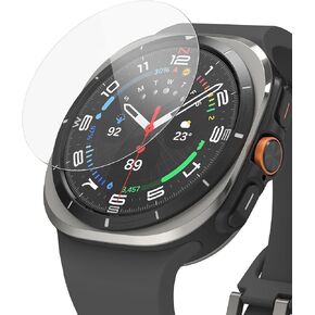 Ringke Glass [4 Pack] Compatible with Samsung Galaxy Watch Ultra Screen Protector (47mm), Full Cover 9H Hardness Anti Scratch Tempered Glass - R10
