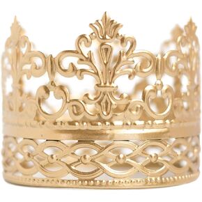 Gold Crown Cake Topper, Vintage Crown, Small Gold Wedding Cake Top, Princess Cake, The Queen of Crowns (Gold Alice)