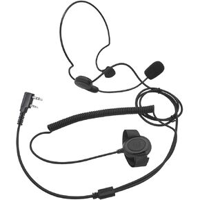 Boom Mic Ptt Earpiece Behind Head Over The Ear Two Way Radio Headset Headphone for Baofeng Retivis Kenwood Samcom Arcshell 2 Pin uv5r bf-888s h-777s rt21 rt22 ar-6 Walkie Talkies