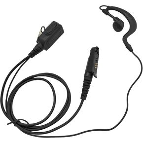 6 Pin Walkie Talkie Headset with Ptt Mic G Shape Earpiece Headphone Earphone Ear Piece for Motorola gp 328plus ex 500,for Ailunce hd 1,for Retevis rt 29 48 rb 23 47v nr 30 b3h Radios