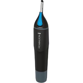 Remington NE3855 Nose, Ear & Detail Trimmer with CLEANBoost Technology for Easy Washing, Eyebrow Trimming Comb Attachment, Black