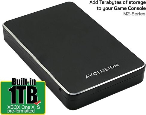 Avoluxion M2 Series 1TB USB 3.0 Portable External Gaming Hard Drive (for PC/Laptop, Windows & Xbox One/Series X|S Game Console, Pre-Formatted) (Renewed) in Saudi Arabia