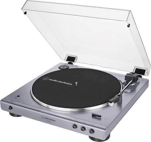 Audio-Technica AT-LP60XBT-BK Fully Automatic Bluetooth Belt-Drive Stereo Turntable, Black, Hi-Fi, 2 Speed, Dust Cover, Anti-Resonance, Die-cast Aluminum Platter in Kuwait