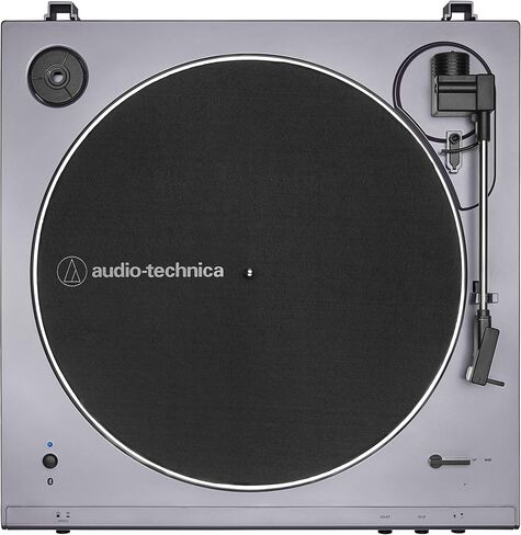 Audio-Technica AT-LP60XBT-BK Fully Automatic Bluetooth Belt-Drive Stereo Turntable, Black, Hi-Fi, 2 Speed, Dust Cover, Anti-Resonance, Die-cast Aluminum Platter in Kuwait