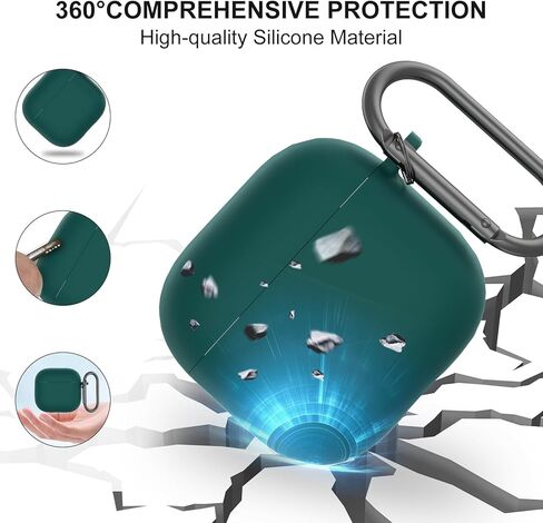 for AirPods 4 Case Cover Silicone Protective Cover for Airpods 4 2024 Shockproof & Support Wireless Charging Soft Case for Apple Airpods 4th Generation Pink in Kuwait