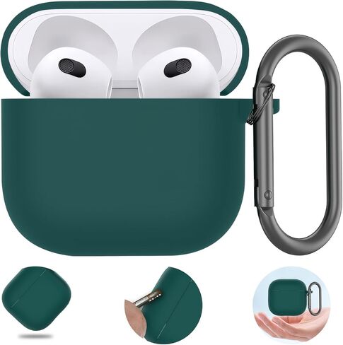 for AirPods 4 Case Cover Silicone Protective Cover for Airpods 4 2024 Shockproof & Support Wireless Charging Soft Case for Apple Airpods 4th Generation Pink in Kuwait