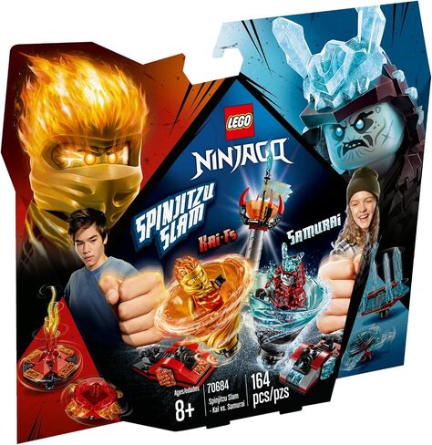 LEGO NINJAGO Spinjitzu Slam Kai vs Samurai 70684 Building Kit (164 Pieces) in Saudi Arabia