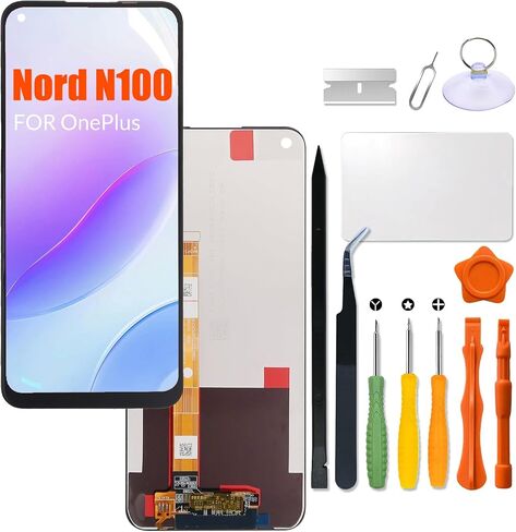 استبدال لشاشة LCD OnePlus Nord N100 لشاشة One Plus N100 BE2013 BE2015 BE2011 BE2012 LCD التي تعمل باللمس مجموعة محول الأرقام مع طقم إصلاح in Saudi Arabia