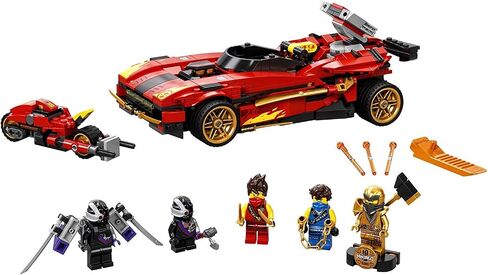 LEGO NINJAGO Legacy X-1 Ninja Charger 71737 Ninja Toy Building Kit Featuring Motorcycle and Collectible Minifigures, New 2021 (599 Pieces) in Saudi Arabia