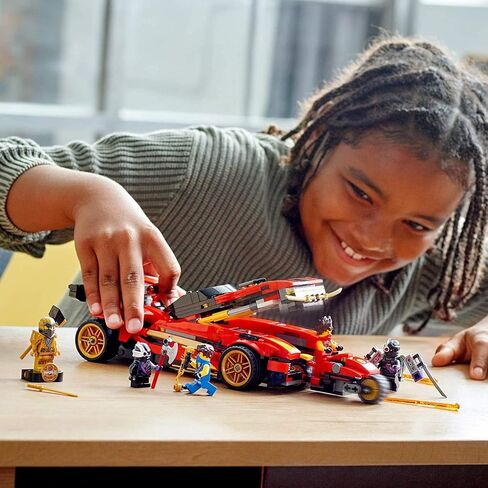 LEGO NINJAGO Legacy X-1 Ninja Charger 71737 Ninja Toy Building Kit Featuring Motorcycle and Collectible Minifigures, New 2021 (599 Pieces) in Saudi Arabia