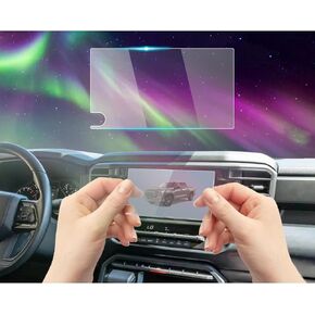 Tempered Glass Screen Protector Foil Compatible with 2024 2023 2022 Toyota Tundra SR/SR5 8 Inch Navigation Multimedia Display Touchscreen Cover Accessories Protective Film 9H Anti-Fingerprint