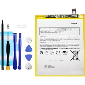 ST33 58-000313 Replacement Battery for HD 8(10th Generation) K72LL4 2020 Release,Rechargeable 0 Cycle Battery Compatible with HD 8(10th Generation) K72LL4-2020 Release with Repair Tool Kits