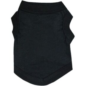 Alroman Dogs Shirts Black Vest Clothing for Dogs Cats Medium Dog Vacation Shirt Male Dog Clothing Puppy Summer Clothes Boy Cotton Summer Shirt Small Dog Cat Pet Clothes Vest T-Shirt Apparel