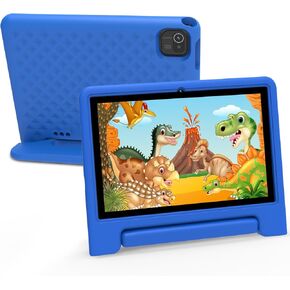 Kids Tablet 10.1" Large HD Screen Android 13, 32GB ROM and 2GB RAM Built-in Parental Controls (Navy Blue)