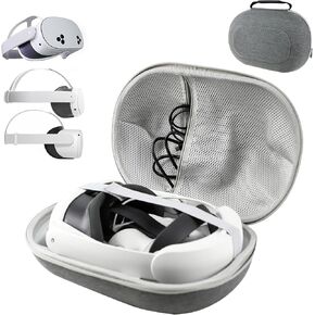 Hard Outdoor Travel Case Compatible with Meta Quest 3S Headset
