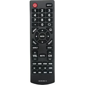 NS-RC4NA-14 Replacement Remote Control fit for Insignia TV NS-32D200NA14 NS-32D201NA14 NS-32E400NA14 NS-42D40SNA14 NS-42D510NA15 NS-46E440NA14 NS-50D40SNA14 NS-50D400NA14 NS-50E440NA14 NS-55D440NA14