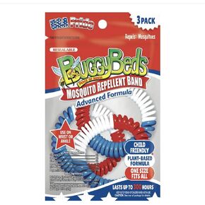 USA Mosquito Repellent Bracelet, 3-Pack
