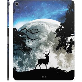 Skin Compatible with Apple iPad Air 13 (M2) 2024 - Moonlight Deer - Premium 3M Vinyl Protective Wrap Decal Cover - Easy to Apply | Crafted in The USA by MightySkins