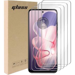 4 Pack Screen Protector for Motorola Moto G Power 5G (2024),Ultra HD Tempered Glass,9H Hardness,Case Friendly,Easy Installation,Anti-Shatter,Bubble Free