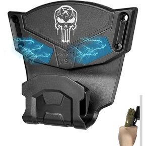 Gun Magnet Mount with Trigger Guard, Magnetic Car Gun Holster Hold up to 15LBS, Gun Magnet with Heightening Design Make it Easier to Get The Gun