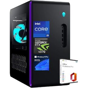 كمبيوتر Alienware Aurora-R16 للألعاب - Intel 24-core i9-13900F، RTX 4070، ذاكرة الوصول العشوائي DDR5 سعة 32 جيجابايت، SSD 2 تيرابايت، Wi-Fi 6E، بلوتوث، 12 منفذ USB، Windows 11 Pro، مع ترخيص Microsoft Office مدى الحياة in Kuwait