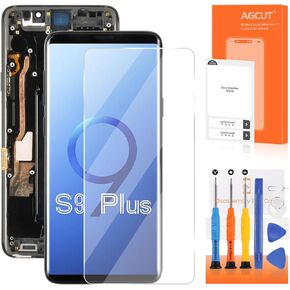 INCELL لهاتف Samsung Galaxy S9 Plus شاشة بديلة لشاشة Samsung S9 Plus LCD SM-G965F SM-G965W SM-G965U LCD محول رقمي تعمل باللمس مع إطار (بدون بصمة)