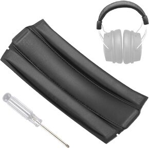 Replacement Cloud Alpha Headband pad Cushion Cover. Compatible with HyperX Alpha/Alpha S Headphones (Black). Easy Slot in Design | Premium PU | FlexiSoft High-Density Foam