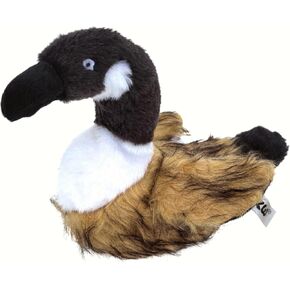 JKW Pet Dog Toys, Plush & Stuffed Goose Toys，Squeaky Puppy Toys (Goose, M)