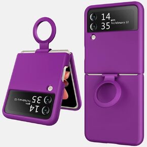 for Galaxy Z Flip 3 Case, case for Samsung z3 flip Phone case Silicone Slim case for Samsung Galaxy z flip 3 Rubber case Protective case for Samsung Galaxy flip 3- Black