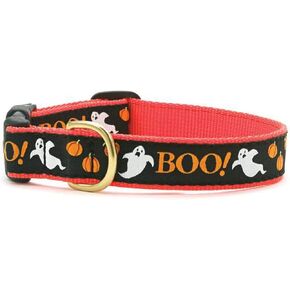 طوق Up Country Boo للكلاب الهالوين (كبير (15-21 بوصة) وعرض 1 بوصة)