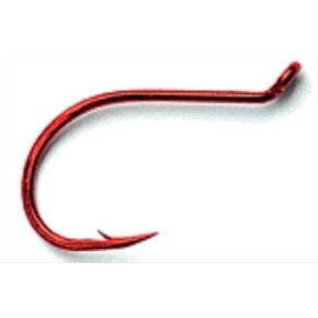 Beak/Octopus Bait Hook 1X Strong, Forged "Big Red" 3/0