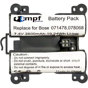 2600mAh 071478, 745531-0010 Battery Replacement Compatible with Bose Soundlink Revolve+, Soundlink Revolve+ II Portable Bluetooth Speaker