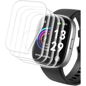[5 عبوات] واقي شاشة للساعة الذكية Anyloop ALW7، واقي شاشة Anyloop ALW7، حافظة صديقة للبيئة عالية الدقة [مضادة للخدش] [خالية من الفقاعات] [مضادة لبصمات الأصابع] فيلم PET لـ Anyloop ALW7 in Kuwait