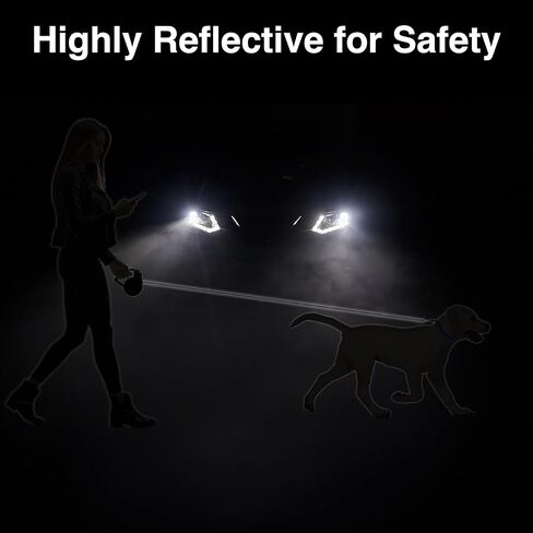 رَسَن قابل للسحب من Wigzi Reflective Gel, Large, Yellow in Kuwait