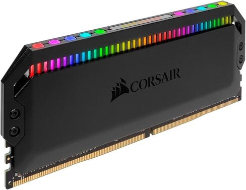 Corsair Dominator Platinum RGB 64GB (4x16GB) DDR4 3600 (PC4-28800) C18 1.35V AMD Optimized Memory - Black in Saudi Arabia