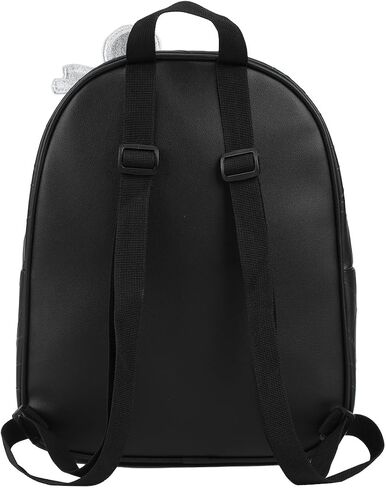 Nightmare Before Christmas Applique Character Art 12.5" Black Mini Backpack in Saudi Arabia