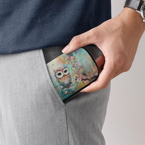 حافظة محرك فلاش USB مطبوعة على شكل بومة زهرية، حقيبة تخزين USB ذات سعة كبيرة، حقيبة منظم USB محمولة مع سحاب، حقيبة ملحقات إلكترونية خفيفة الوزن لحمل محرك أقراص USB in Kuwait