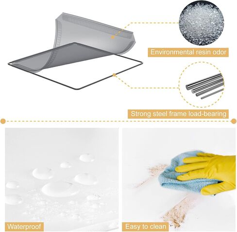 دينمو 4 قطع من الألواح البلاستيكية الشفافة، 11.8 انش × 15.7 انش، لقفص لعب الحيوانات الصغيرة ووحدة تخزين المكعبات in Kuwait