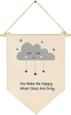 I Love You to the Moon-Flag Sign Gifts for Baby Newborn Boys Girls Kids-Banner Wall Decor Gifts for Nursery Bedroom Playroom Front Door-Baby Gift Shower-New Home Gift-Birthday Christmas Gift in Saudi Arabia