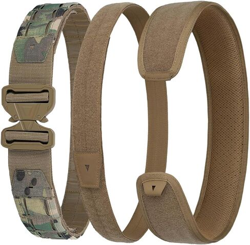 Tactical Belt Battle Men's EDC Duty Belt with Inner Belt & Anti-slip Belt in Saudi Arabia