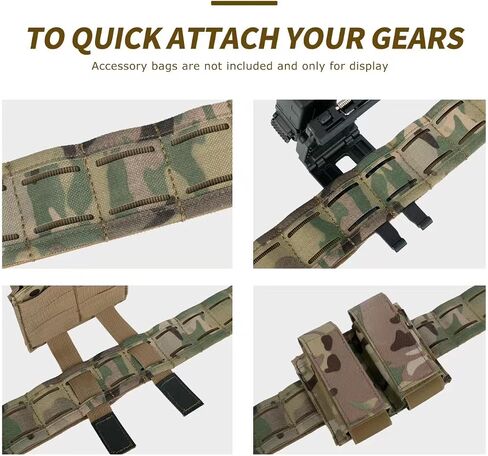 Tactical Belt Battle Men's EDC Duty Belt with Inner Belt & Anti-slip Belt in Saudi Arabia