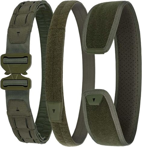 Tactical Belt Battle Men's EDC Duty Belt with Inner Belt & Anti-slip Belt in Saudi Arabia